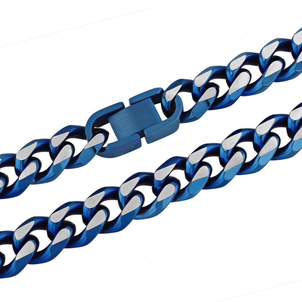 Mens Gentlemen's Classics™ Two-Tone Stainless Steel Necklace