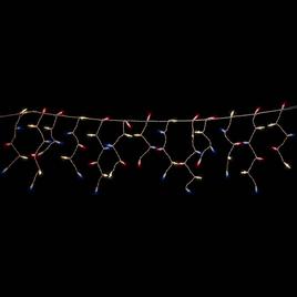 Northlight Seasonal 105ct. Multi July 4th Mini Icicle Lights