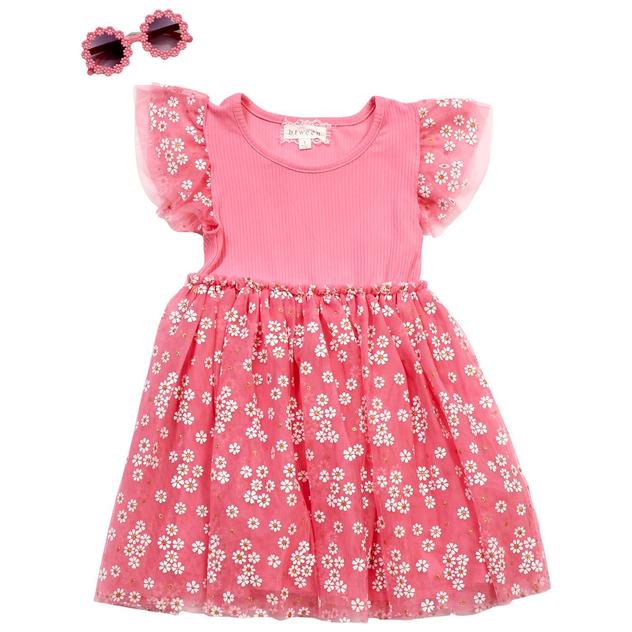 Girls (4-6x) BTween® Sleeveless Ruffle Mesh Tutu Dress
