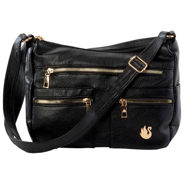 Gloria Vanderbilt Solid Multi-Compartment Hobo