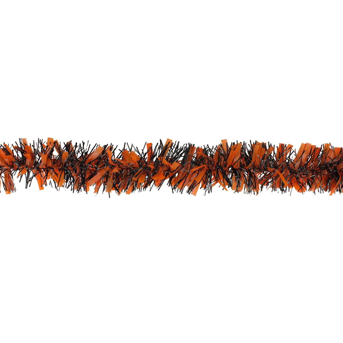 Northlight Seasonal 50in. Orange and Black Halloween Garland