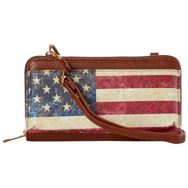 Womens DS Fashion Americana Crossbody Wallet