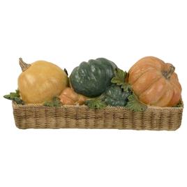 Northlight Seasonal 15in. Rattan Basket Thanksgiving Decor