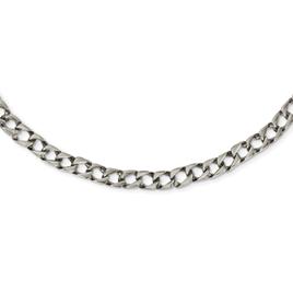 Mens Gentlemen's Classics(tm) Polished Square Link Necklace