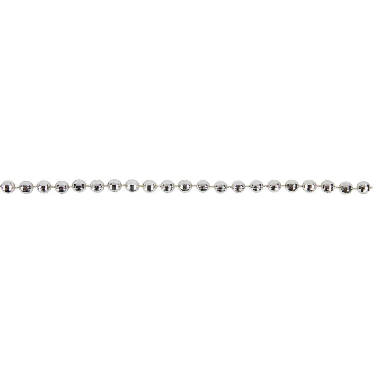 Northlight Seasonal Metallic Faceted Beaded Christmas Garland