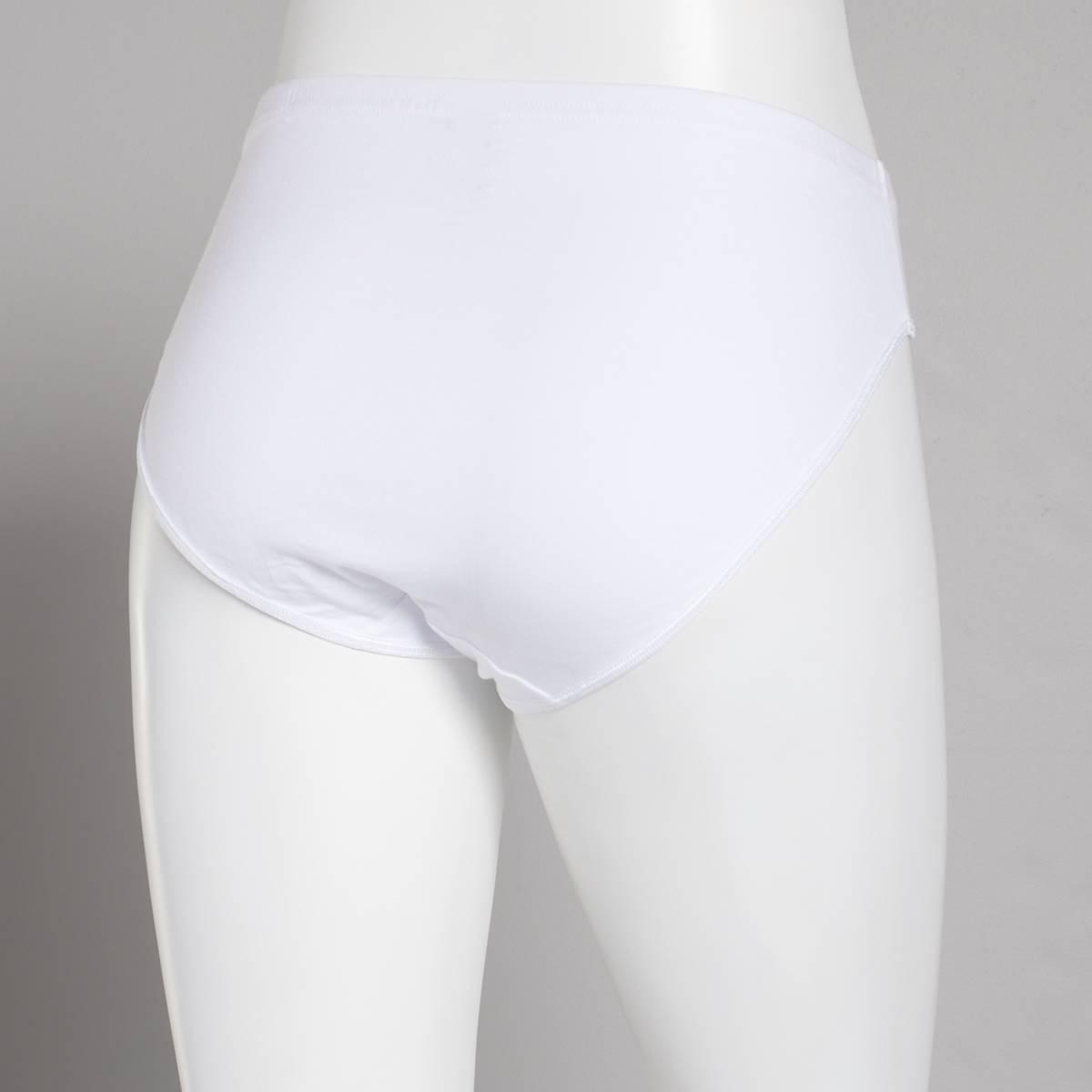 Womens René Rofé High Cut Panties 142779-WHT