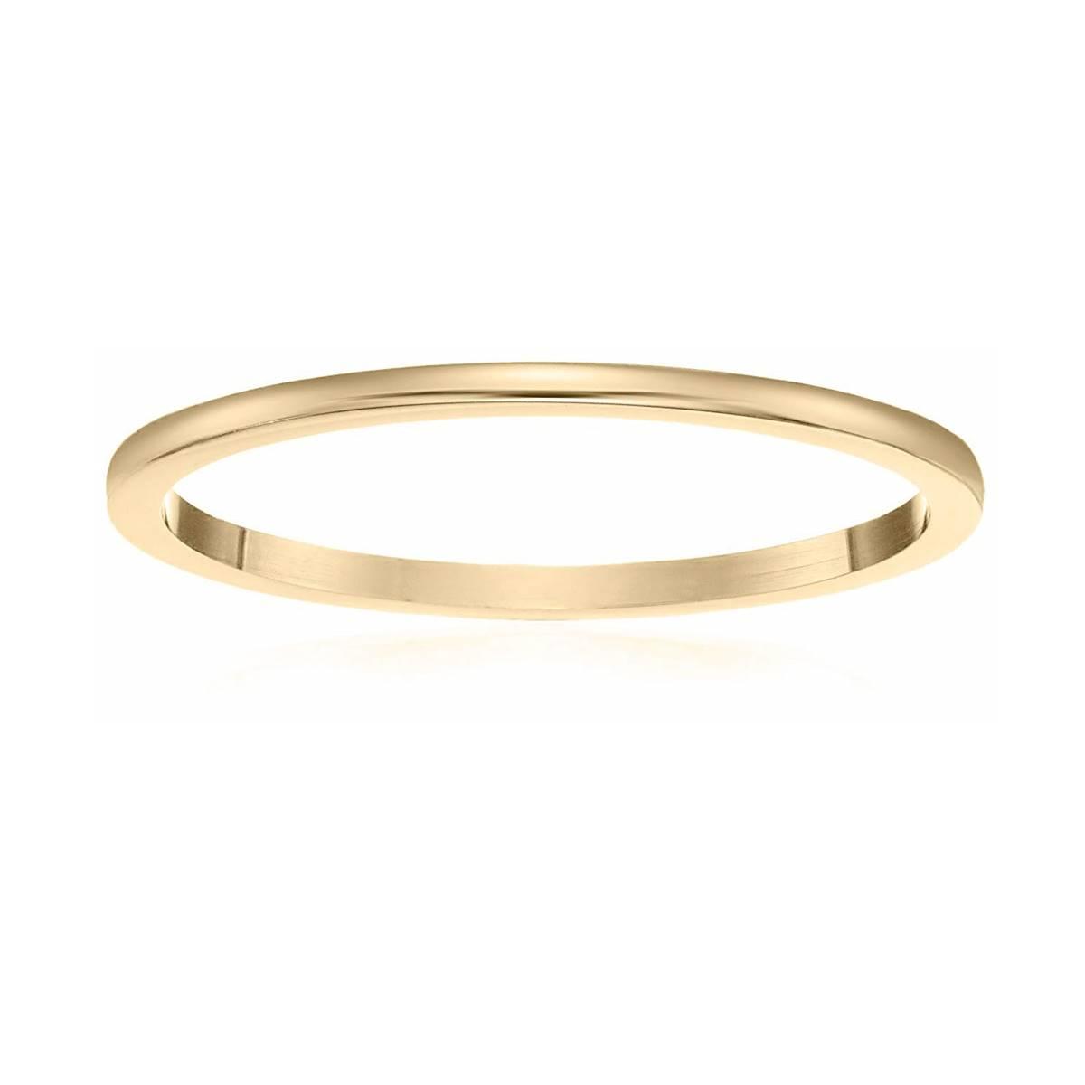 Endless Affection(tm) 14kt. Gold 1mm Wedding Band
