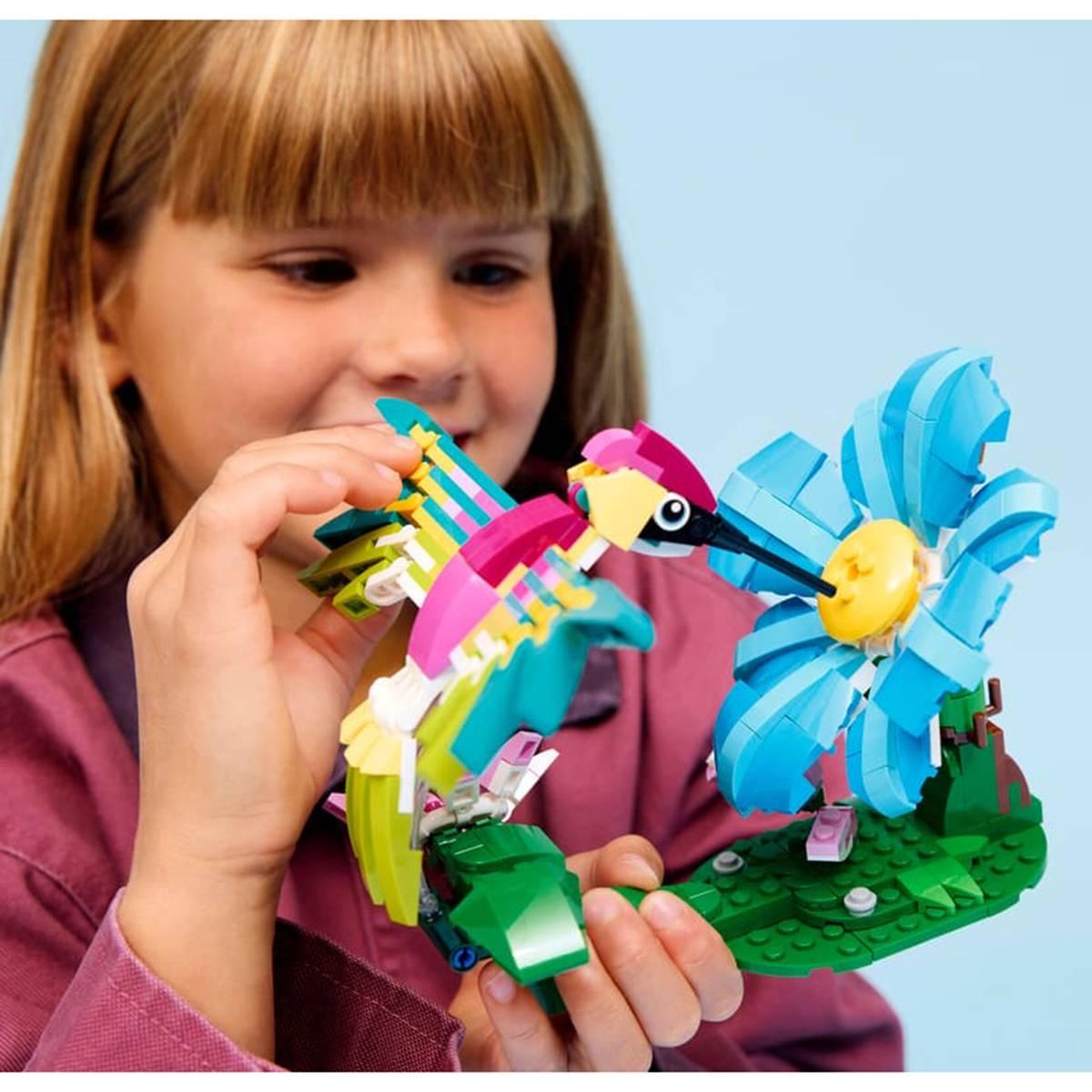 LEGO® Creator 3 in 1 Colorful Hummingbird Building Kit