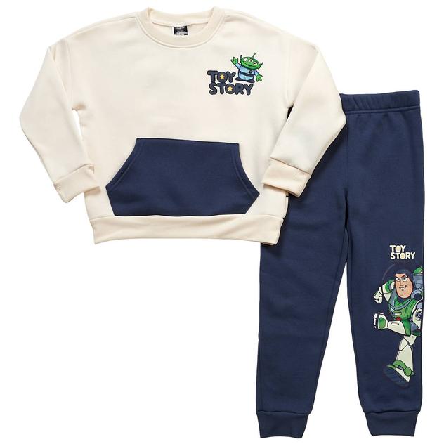 Boys (4-7) Disney Toy Story Sweatshirt & Jogger Set - Off White