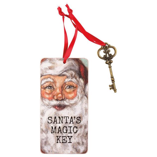 Primitives By Kathy Santa's Magic Key Ornament