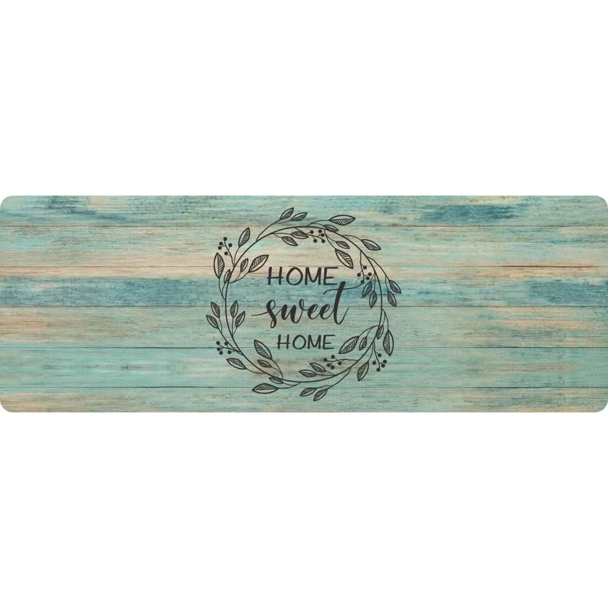 J&V Textiles Cloud Comfort Home Sweet Home Kitchen Mat