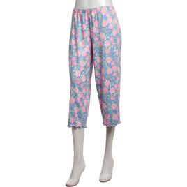 Petite Jessica Simpson Flowers Lettuce Edge Pajama Capris