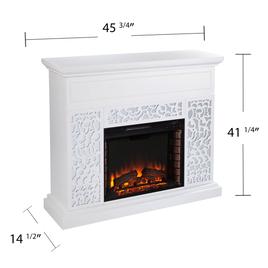 Southern Enterprises Wansford Contemporary Electric Fireplace