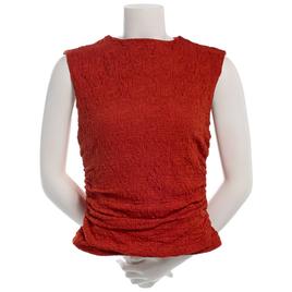 Juniors A. Byer Pucker Lace Side Ruch Tank Top