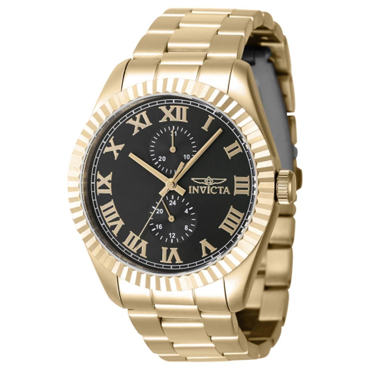 Mens Invicta Specialty Yellow Gold Multi-Function Watch - 47429