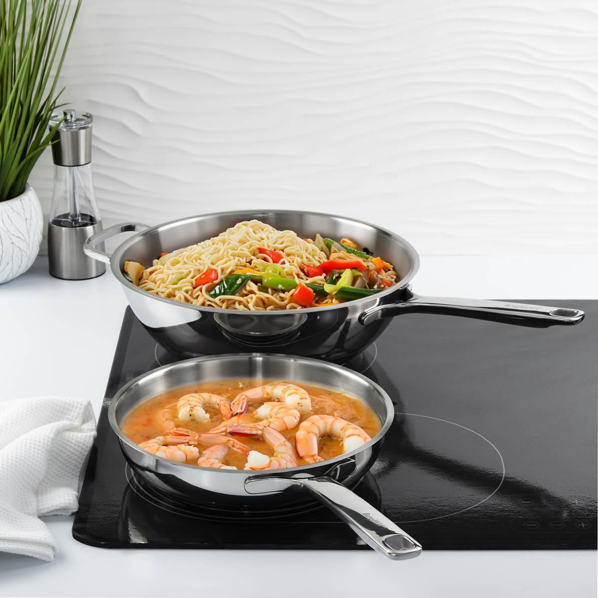 BergHOFF Helix Stainless Steel 9.5in. Frying Pan