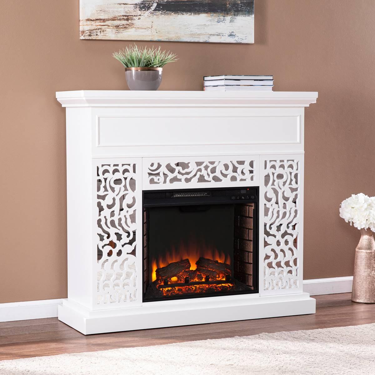 Southern Enterprises Wansford Contemporary Electric Fireplace