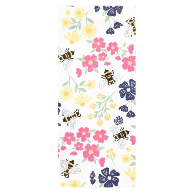 Ritz Floral & Bee Toss Dual Kitchen Towel