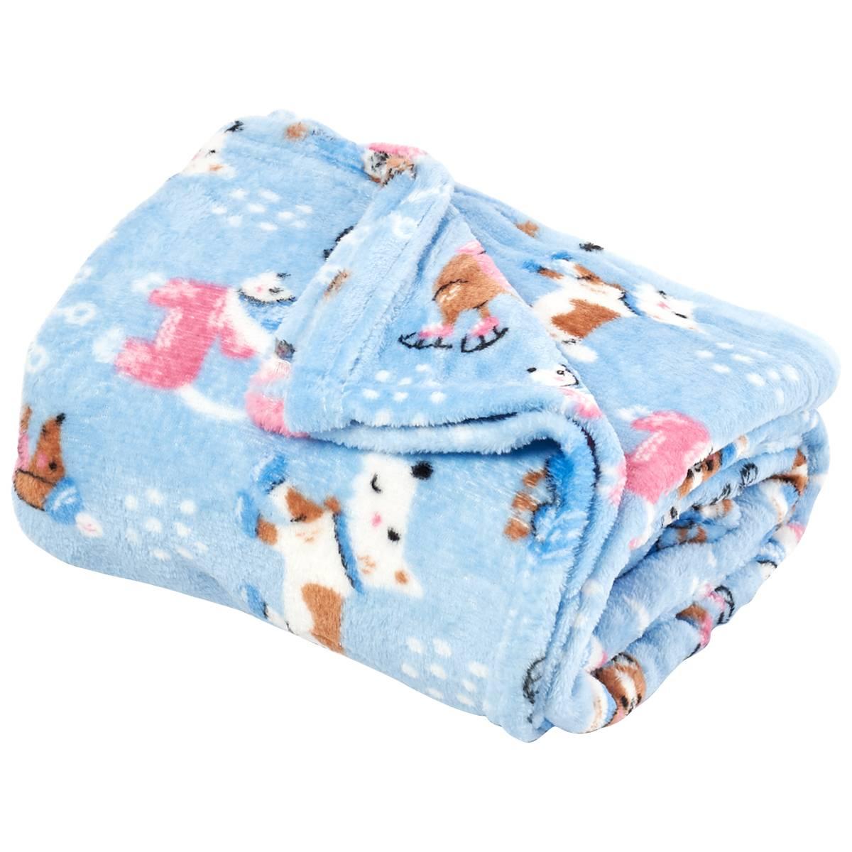 Ashley Cooper™ Paws On Ice Plush Throw
