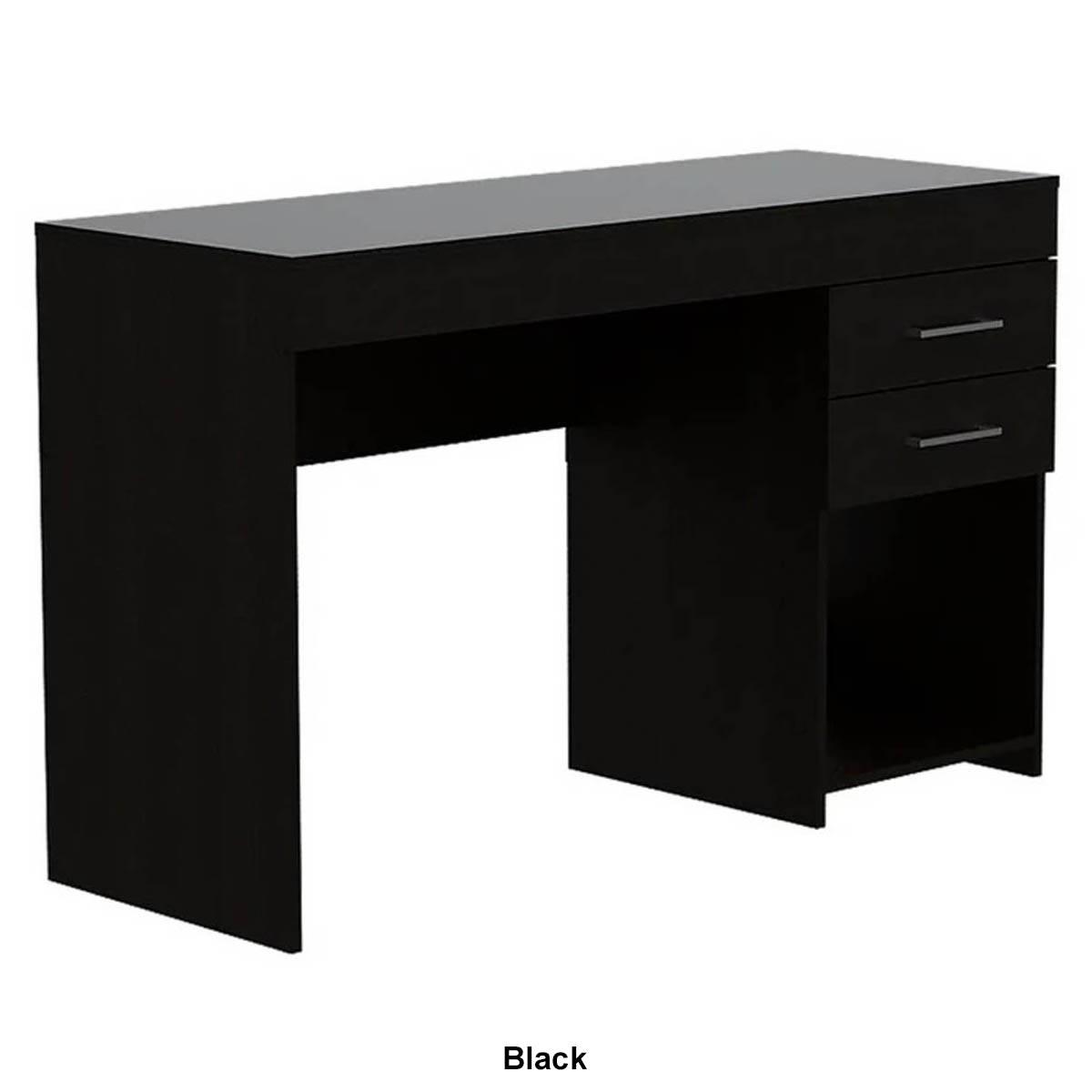 FM FURNITURE Austin Computer Desk with 2 Drawers