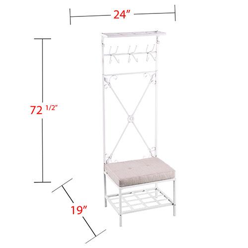 Southern Enterprises Entryway Hall Tree Bench w/ Storage