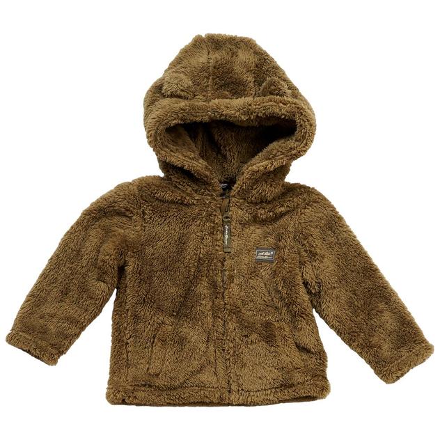 Baby Boy (12-24M) Eddie Bauer Sherpa Zip Front Ear Hooded Jacket