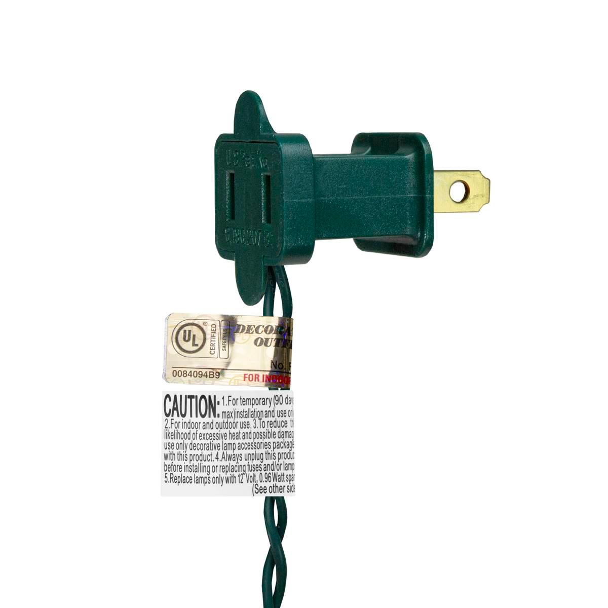 Northlight Seasonal 21.5ft. Orange Christmas Lights - Green Wire