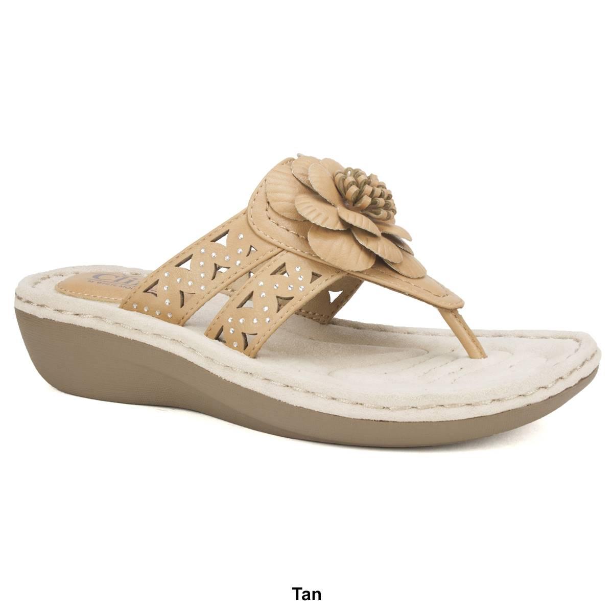 Womens Cliffs by White Mountain Cynthia Flip Flop