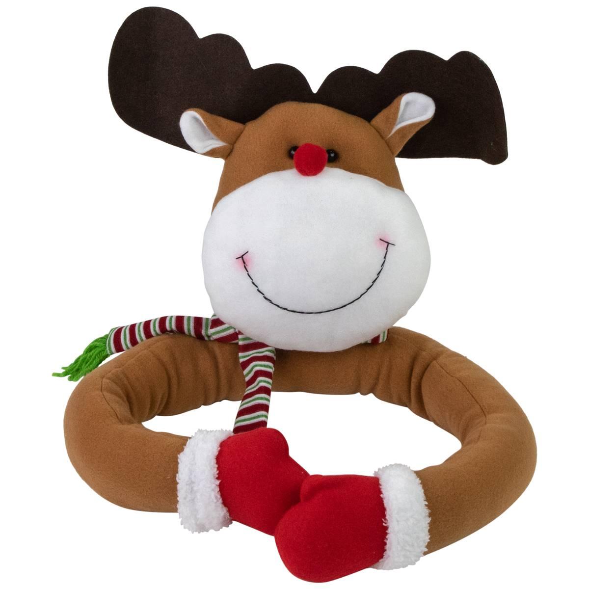 Northlight Seasonal 26in. Plush Reindeer Christmas Tree Topper