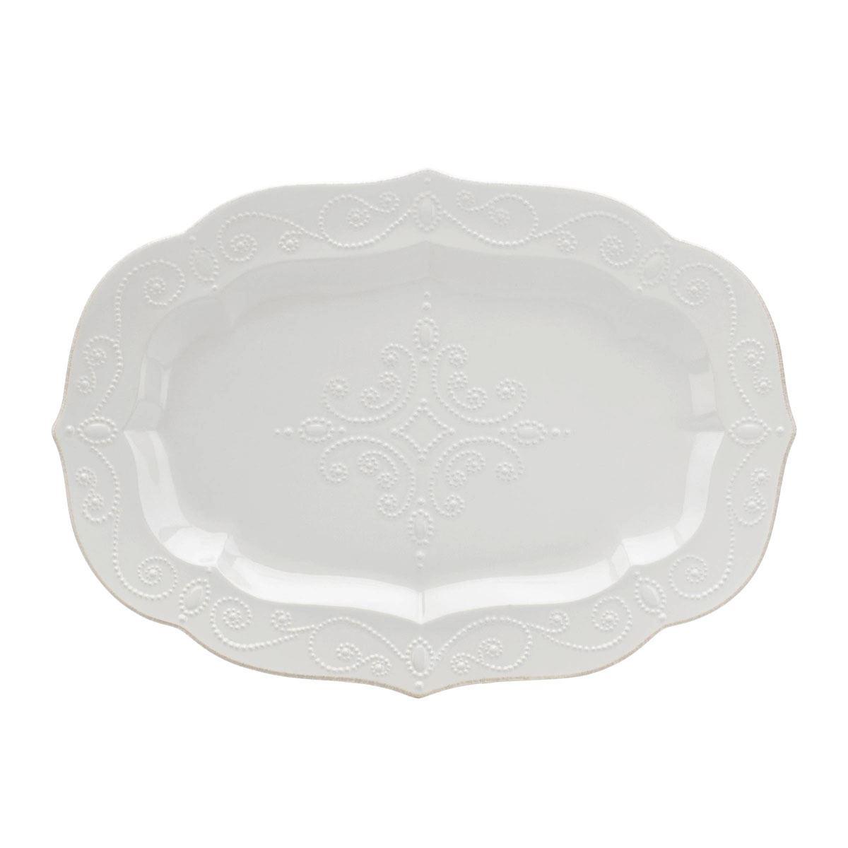 Lenox(R) French Perle White(tm) 18.5in. Large Serving Platter