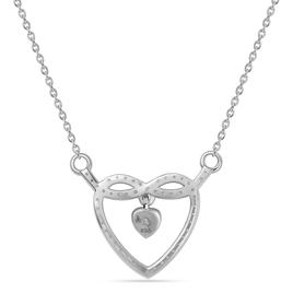 Nova Star® 1/5ctw. Lab Grown Diamond Heart Necklace