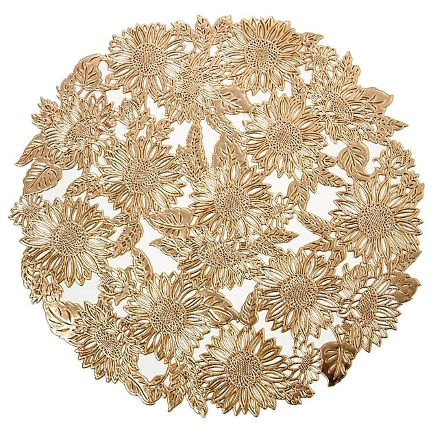 Sweet Sunflower Vinyl Placemats - Set of 4