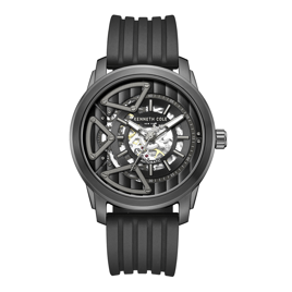 Mens Kenneth Cole New York(R) Automatic Black Watch - KCWGZ0064901