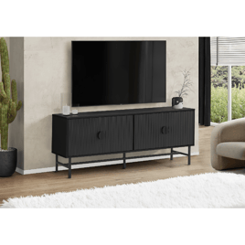 Monarch Specialties Maeve 60in. Dual Cabinet TV Stand