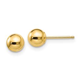 Gold Classics(tm) 14kt. Gold 5mm Ball Stud Earrings
