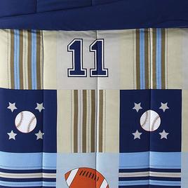 My World Kids Denim & Khaki Sports Comforter Set