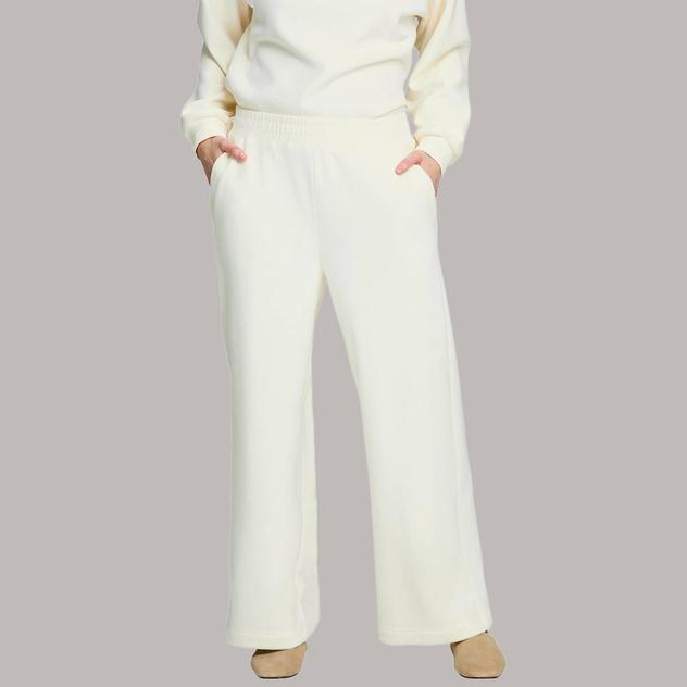 Womens CITY BLUES Straight Leg Rib Knit Sweatpants
