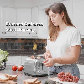 Ramjoy 2-Slice Stainless Steel Toaster