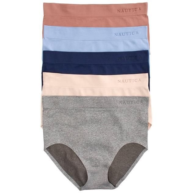 Womens Nautica 5pk. Seamless Brief Panties NT9371-5PKE