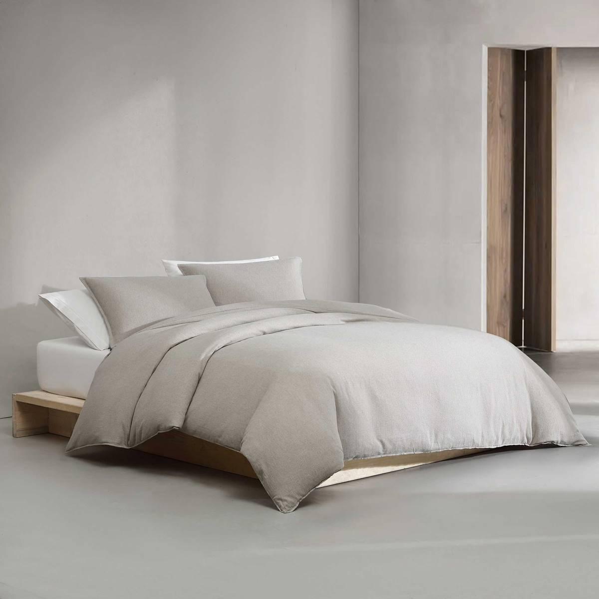 Calvin Klein Melange Flannel Duvet Cover Set