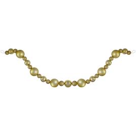 Northlight Seasonal 6ft. Vegas Gold Ball Christmas Garland