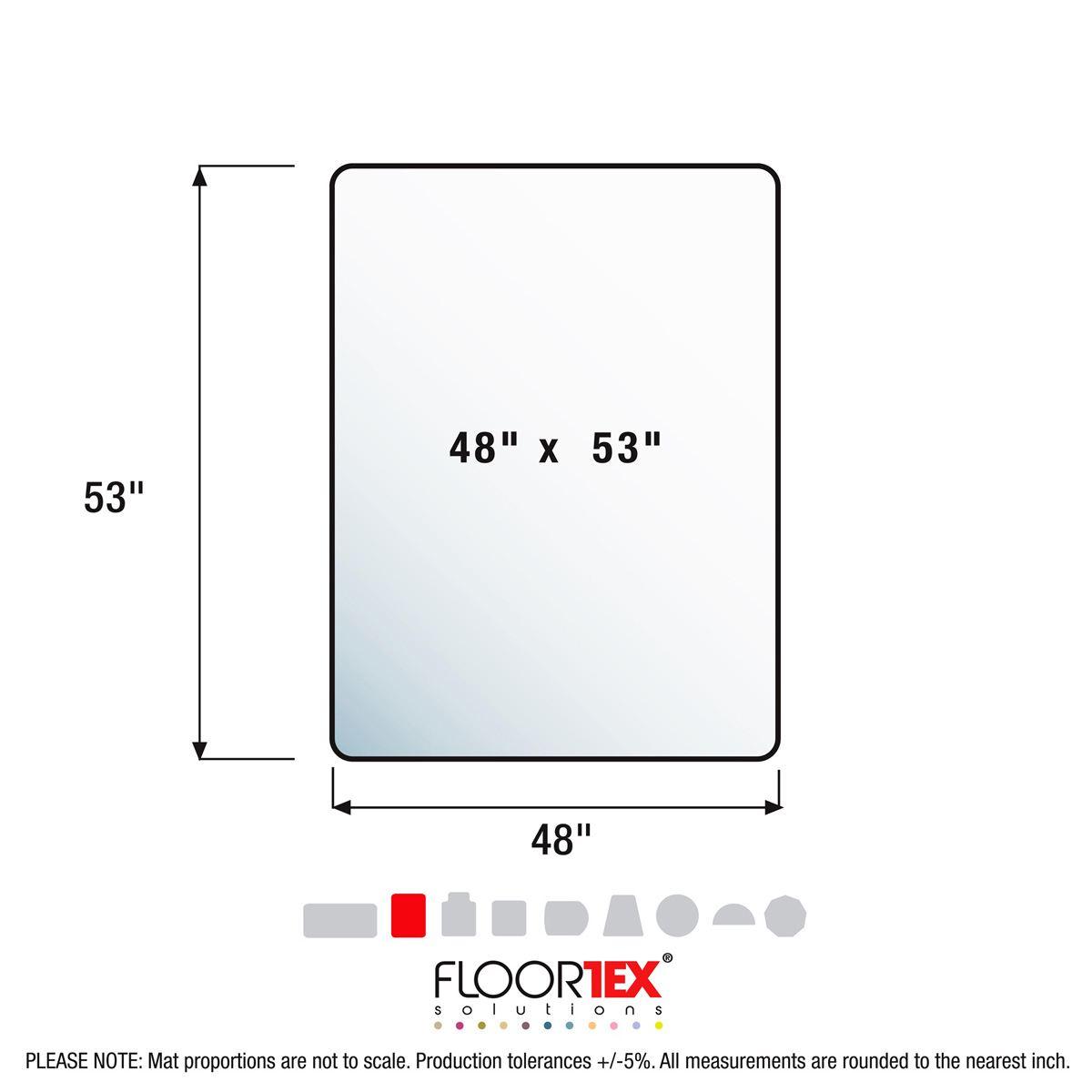 Floortex® Ultimat® Polycarbonate Chair Mat for 1/2in. Carpets