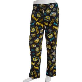 Mens SpongeBob SquarePants Skate Tags Lounge Pajama Pants