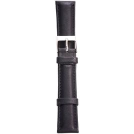 Unisex Watchbands 2 Go Padded Calfskin Leather Watch Band - Black