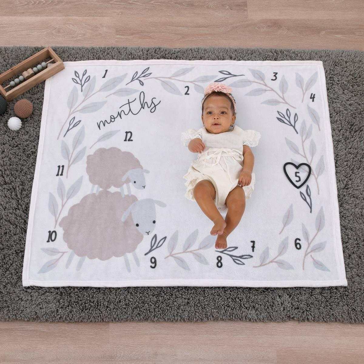 NoJo Together is Better Milestone Baby Blanket