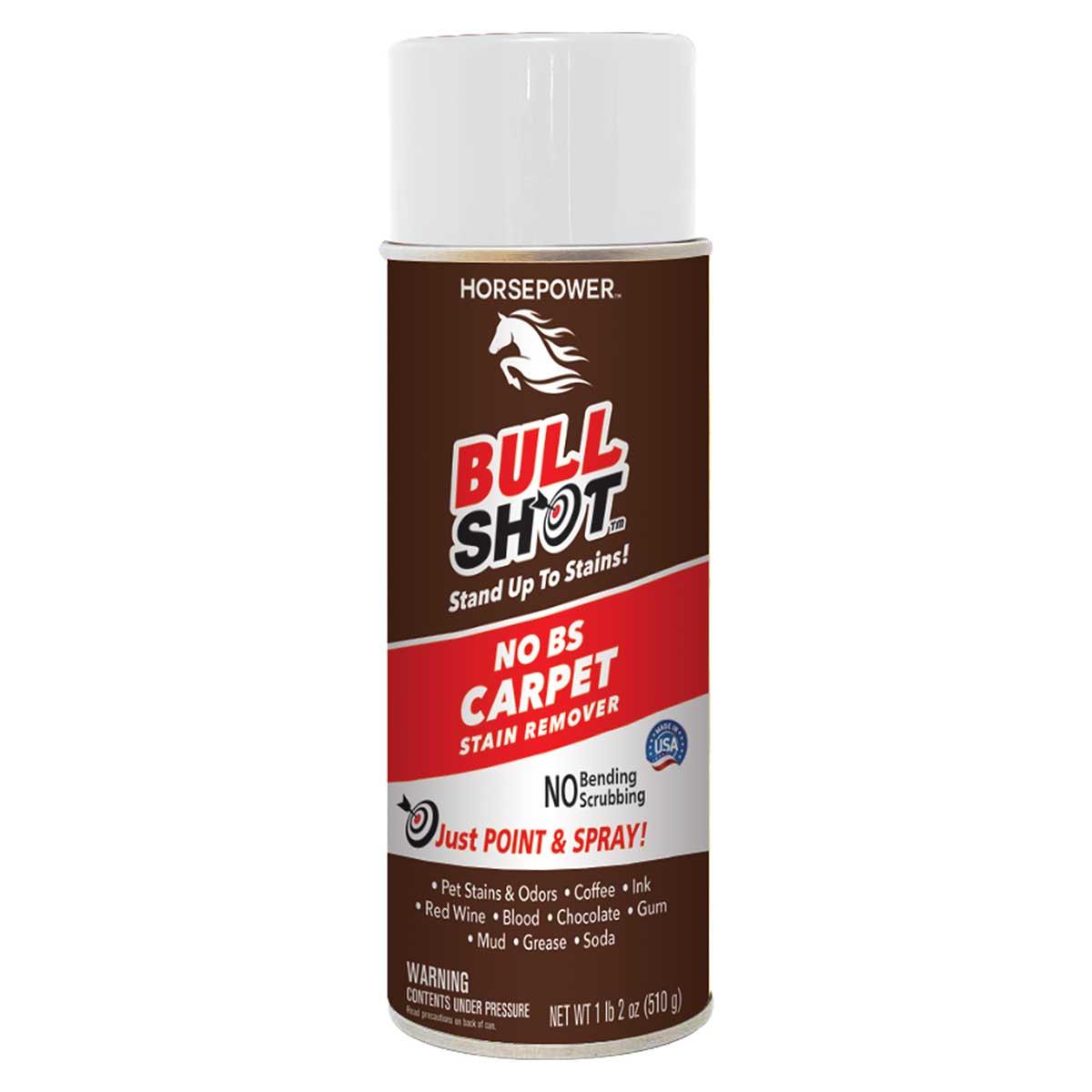 Horsepower As Seen On TV Bull Shot Carpet Stain Remover