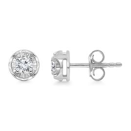 Nova Star(R) 1/2ctw. Silver Lab Grown Diamond Stud Earrings