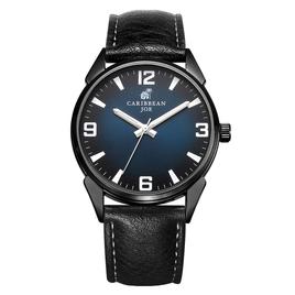 Mens Caribbean Joe Gunmetal-Tone Blue Dial Watch - CJ7158GU