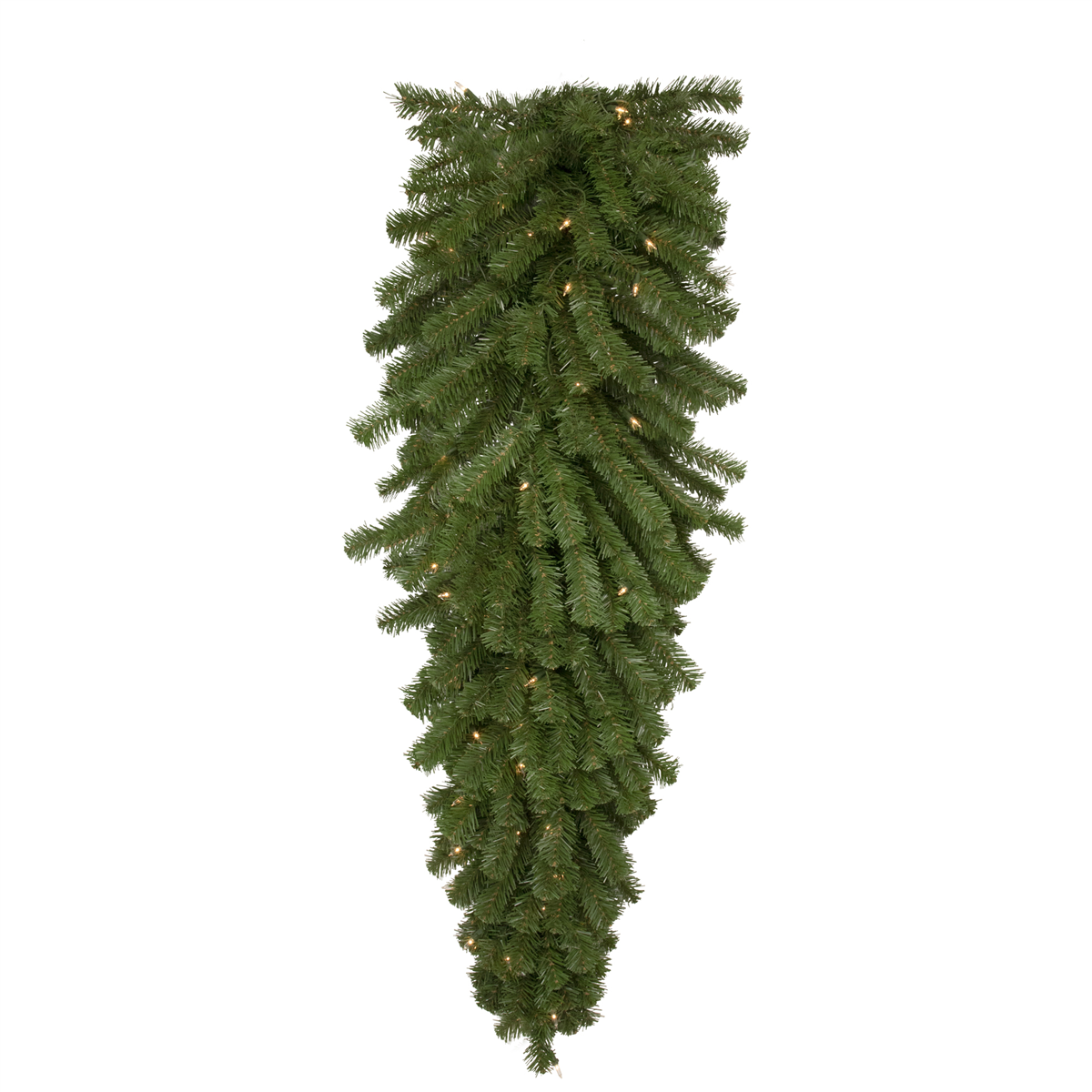 Northlight 54in. Pre-Lit Dorchester Pine Christmas Teardrop Swag