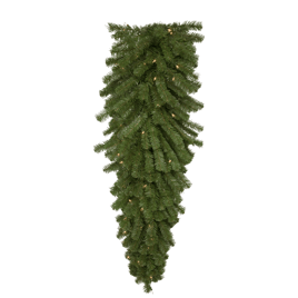 Northlight 54in. Pre-Lit Dorchester Pine Christmas Teardrop Swag